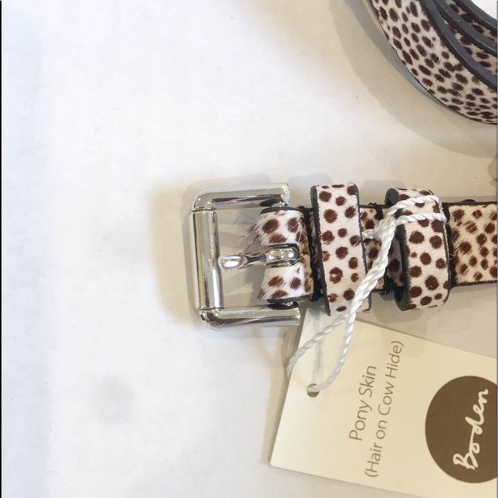 Boden | NWT Genuine Cowhide Leather Belt